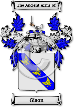 Gison Family Crest Download (jpg) Legacy Series - 150 DPI
