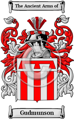 Gudmunson Family Crest/Coat of Arms
