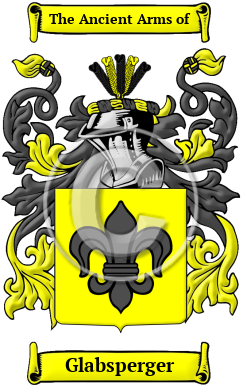 Glabsperger Family Crest/Coat of Arms