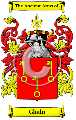 Gladu Family Crest/Coat of Arms