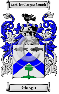 Glasgo Family Crest/Coat of Arms