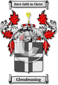 Glendenning Family Crest Download (jpg) Legacy Series - 150 DPI