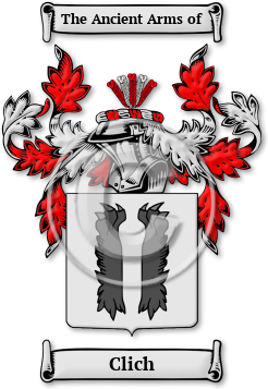 Clich Family Crest Download (jpg) Legacy Series - 150 DPI