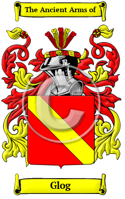 Glog Family Crest/Coat of Arms