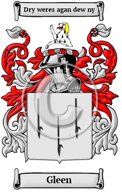Gleen Family Crest/Coat of Arms