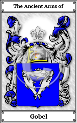 Gobel Family Crest Download (JPG) Book Plated - 600 DPI