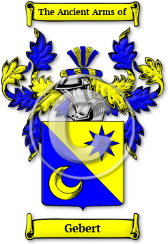 Gebert Family Crest Download (jpg) Legacy Series - 150 DPI