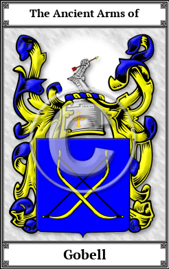 Gobell Family Crest Download (JPG)  Book Plated - 150 DPI