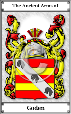 Goden Family Crest Download (JPG) Book Plated - 600 DPI