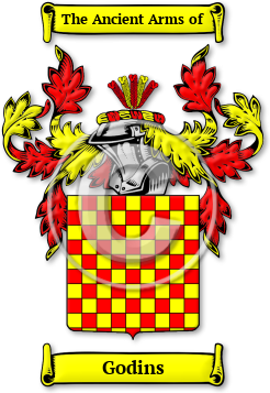 Godins Family Crest Download (JPG) Legacy Series - 600 DPI