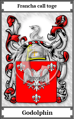 Godolphin Family Crest Download (JPG)  Book Plated - 150 DPI