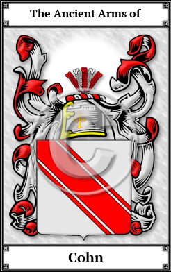 Cohn Family Crest Download (JPG)  Book Plated - 150 DPI