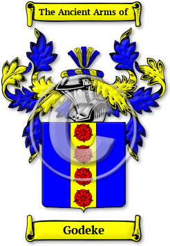 Godeke Family Crest Download (JPG) Legacy Series - 600 DPI