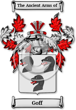 Goff Family Crest Download (jpg) Legacy Series - 150 DPI