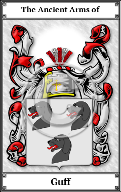 Guff Family Crest Download (JPG)  Book Plated - 150 DPI