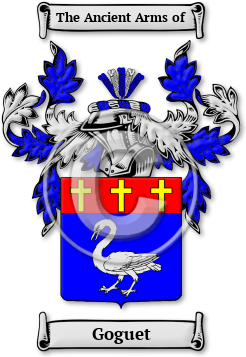 Goguet Family Crest Download (JPG) Legacy Series - 600 DPI