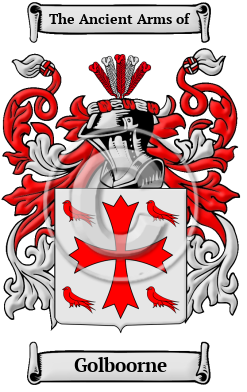 Golboorne Family Crest/Coat of Arms