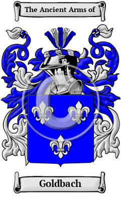 Goldbach Family Crest/Coat of Arms