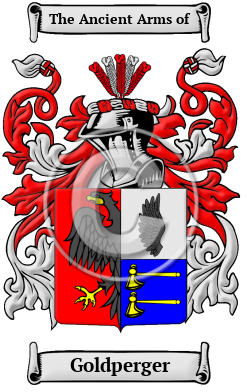 Goldperger Family Crest/Coat of Arms