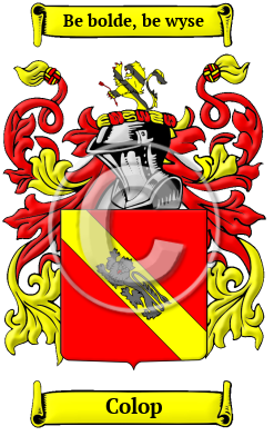 Colop Family Crest/Coat of Arms