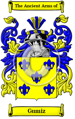 Gumiz Family Crest/Coat of Arms
