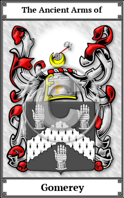 Gomerey Family Crest Download (JPG) Book Plated - 600 DPI