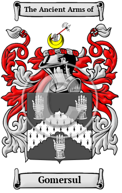Gomersul Family Crest/Coat of Arms