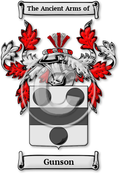Gunson Family Crest Download (jpg) Legacy Series - 150 DPI
