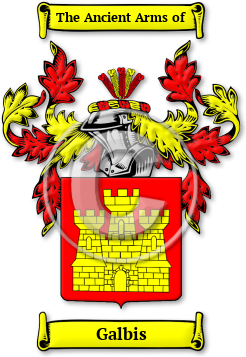 Galbis Family Crest Download (jpg) Legacy Series - 150 DPI