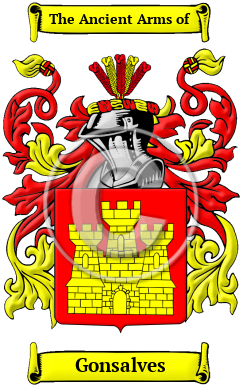 Gonsalves Family Crest/Coat of Arms