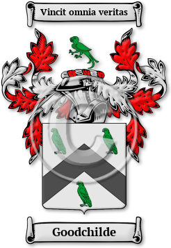 Goodchilde Family Crest Download (jpg) Legacy Series - 150 DPI