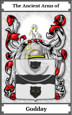 Godday Family Crest Download (JPG)  Book Plated - 150 DPI