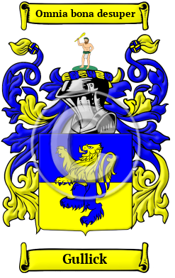 Gullick Family Crest/Coat of Arms