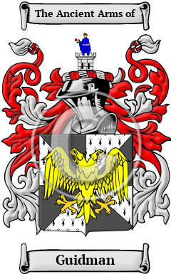Guidman Family Crest/Coat of Arms