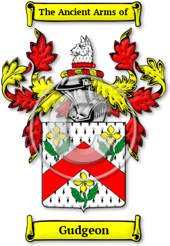 Gudgeon Family Crest Download (jpg) Legacy Series - 150 DPI