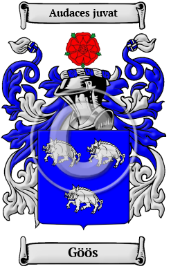 Göös Family Crest/Coat of Arms