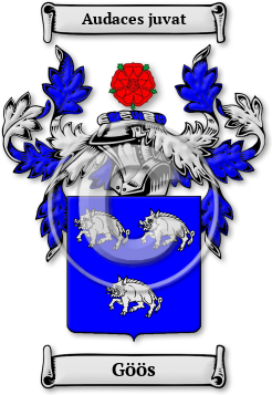 Göös Family Crest Download (jpg) Legacy Series - 150 DPI