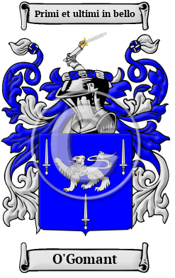 O'Gomant Family Crest/Coat of Arms