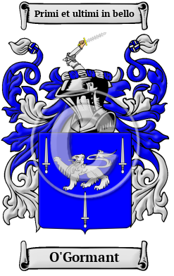 O'Gormant Family Crest/Coat of Arms