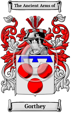Gorthey Family Crest/Coat of Arms