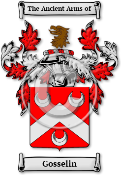 Gosselin Family Crest Download (JPG) Legacy Series - 600 DPI