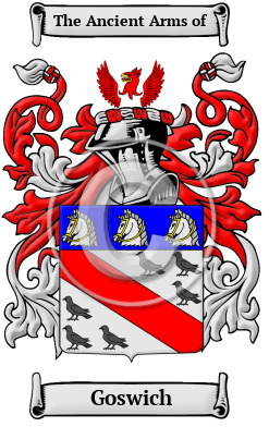 Goswich Family Crest/Coat of Arms