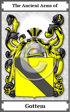 Gottem Family Crest Download (JPG)  Book Plated - 150 DPI