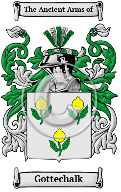 Gottechalk Family Crest/Coat of Arms