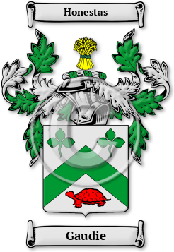 Gaudie Family Crest Download (jpg) Legacy Series - 150 DPI