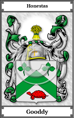 Gooddy Family Crest Download (JPG)  Book Plated - 150 DPI