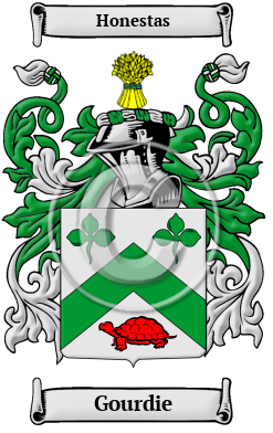 Gourdie Family Crest/Coat of Arms