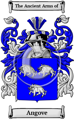 Angove Family Crest/Coat of Arms