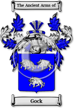 Gock Family Crest Download (JPG) Legacy Series - 600 DPI