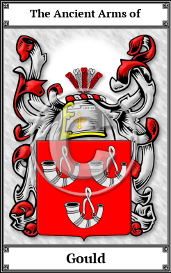 Gould Family Crest Download (JPG)  Book Plated - 150 DPI